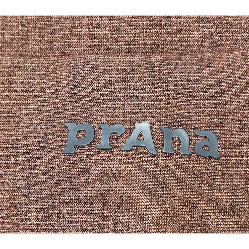 Prana Men's Brown Altitude Tracker 1/4 Zip Top Long Sleeve Size Small 1809 - Picture 5 of 13